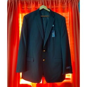 Men's Navy Blue Chaps Classic-Fit Sport Coat